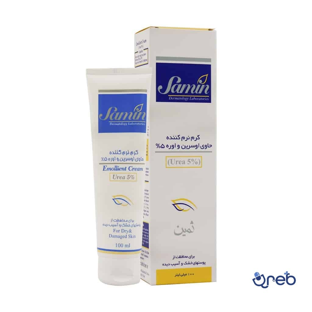 کرم نرم کننده اوسرین و اوره ۵ درصد ثمین ۱۰۰ میلی لیتر