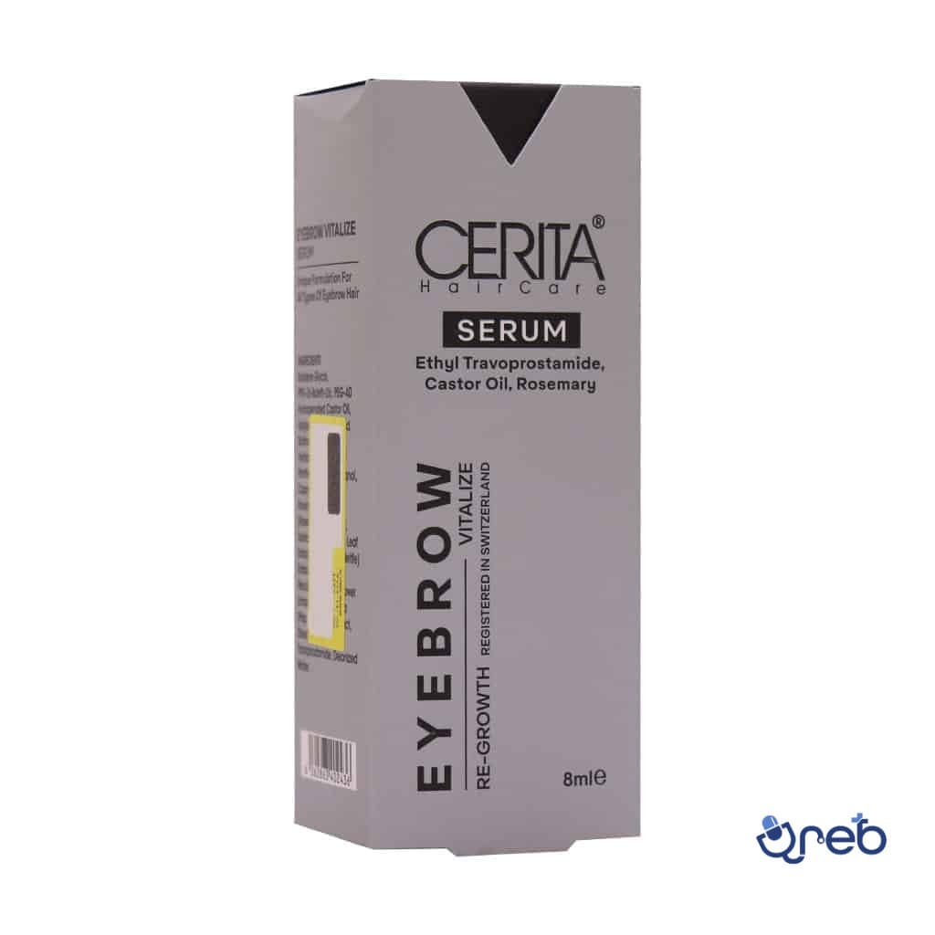 سرم احیا کننده ابرو سریتا مناسب انواع موی ابرو ۸ میلی لیتر