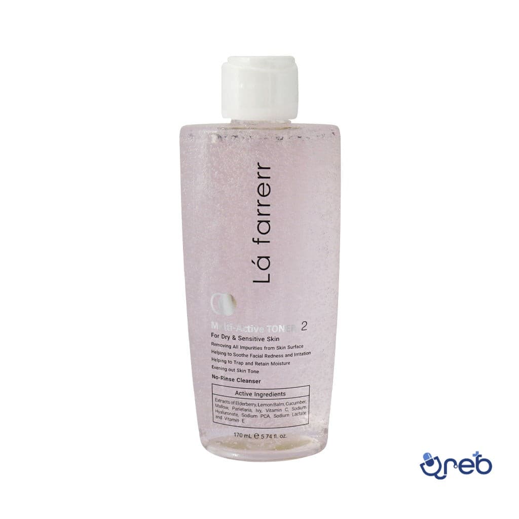 تونر مولتی اکتیو لافارر  مناسب پوست خشک و حساس ۱۷۰ میلی لیتر