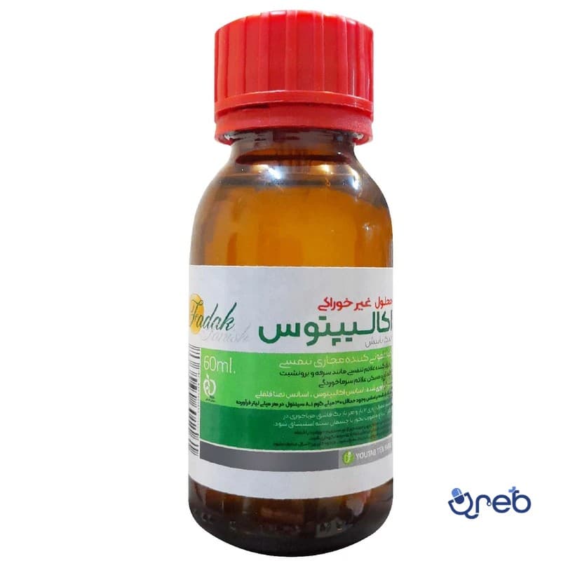 محلول بخور فدک تانیش مدل Eucalyptus حجم 60 میلی لیتر