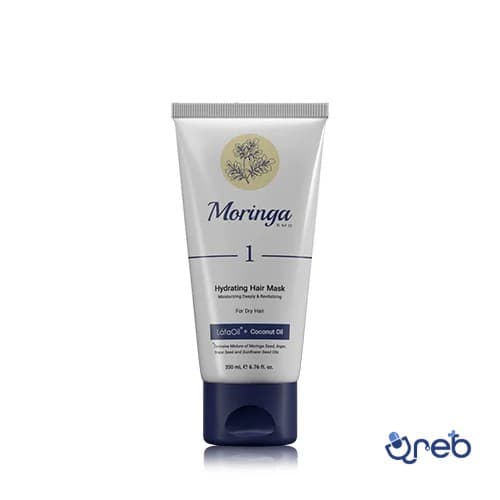 ماسک مو آبرسان موی خشک مورینگا امو شماره 1 200 میلی لیتر 