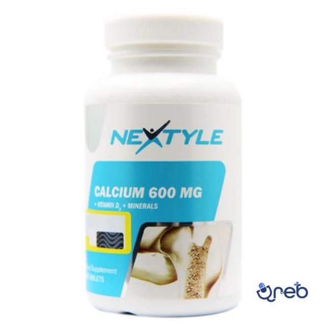 قرص کلسیم 600 میلی گرم نکستایل 60 عددی