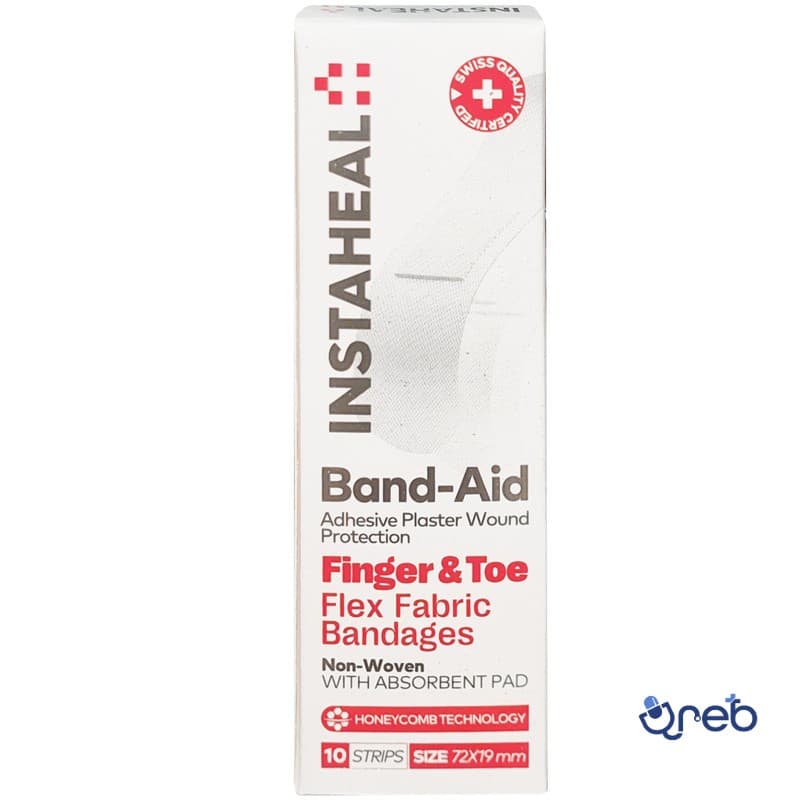 چسب زخم اینستاهیل مدل پارچه ای بسته 10 عددی