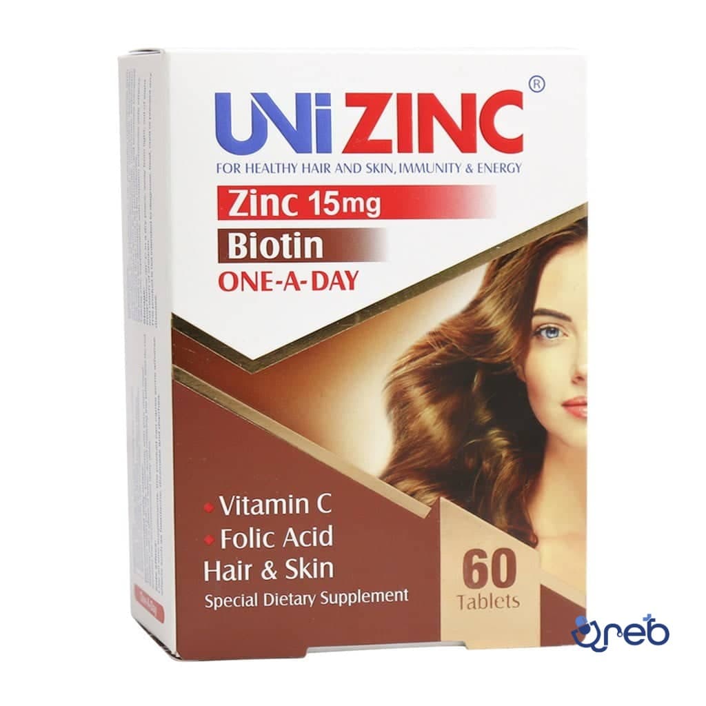 قرص یونی زینک ابیان دارو 60 عددی 