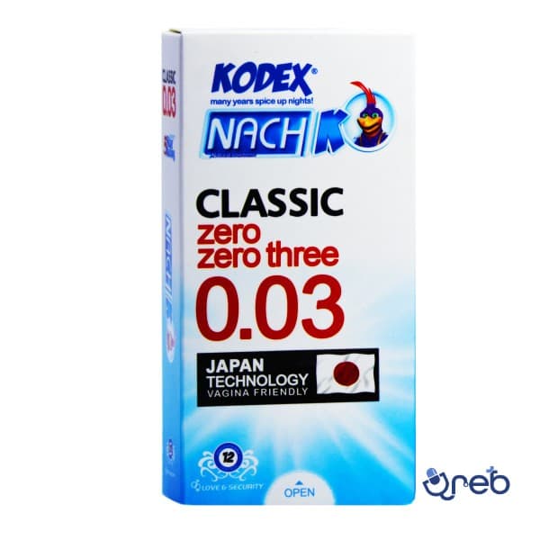 کاندوم کدکس ناچ مدل فوق العاده نازک کلاسیک 0.03
