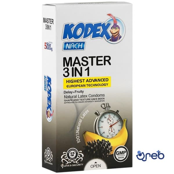 کاندوم کدکس ناچ مدل مستر 3 در 1