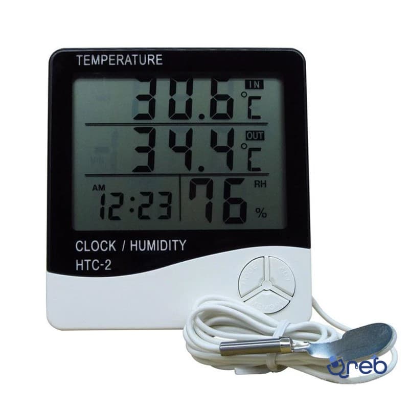 دماسنج و رطوبت سنج محیطی HTC-2