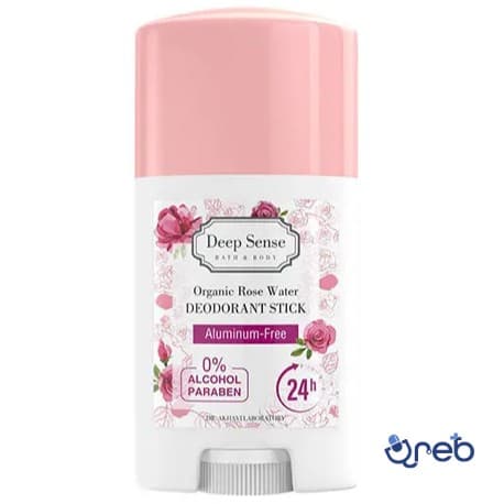 استیک خوشبو کننده بدن دیپ سنس مدل رز 40 گرم
