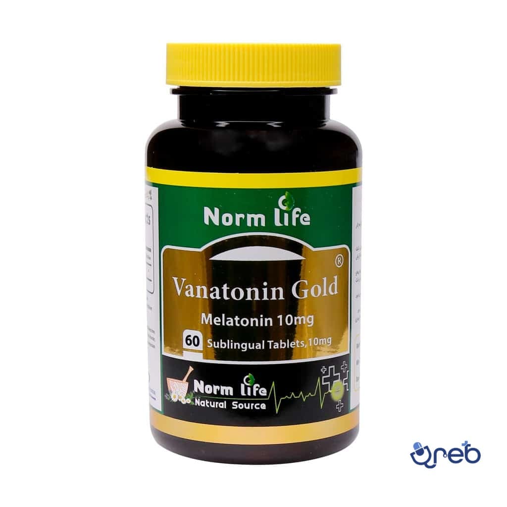 قرص زیر زبانی واناتونین گلد 10میلی گرم نورم لایف 60 عددی