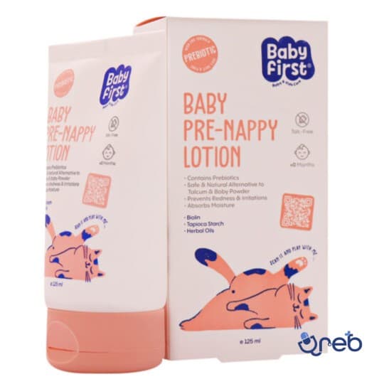 لوسیون محافظ پا کودک بیبی فرست سی گل ۱۲۵ میلی لیتر