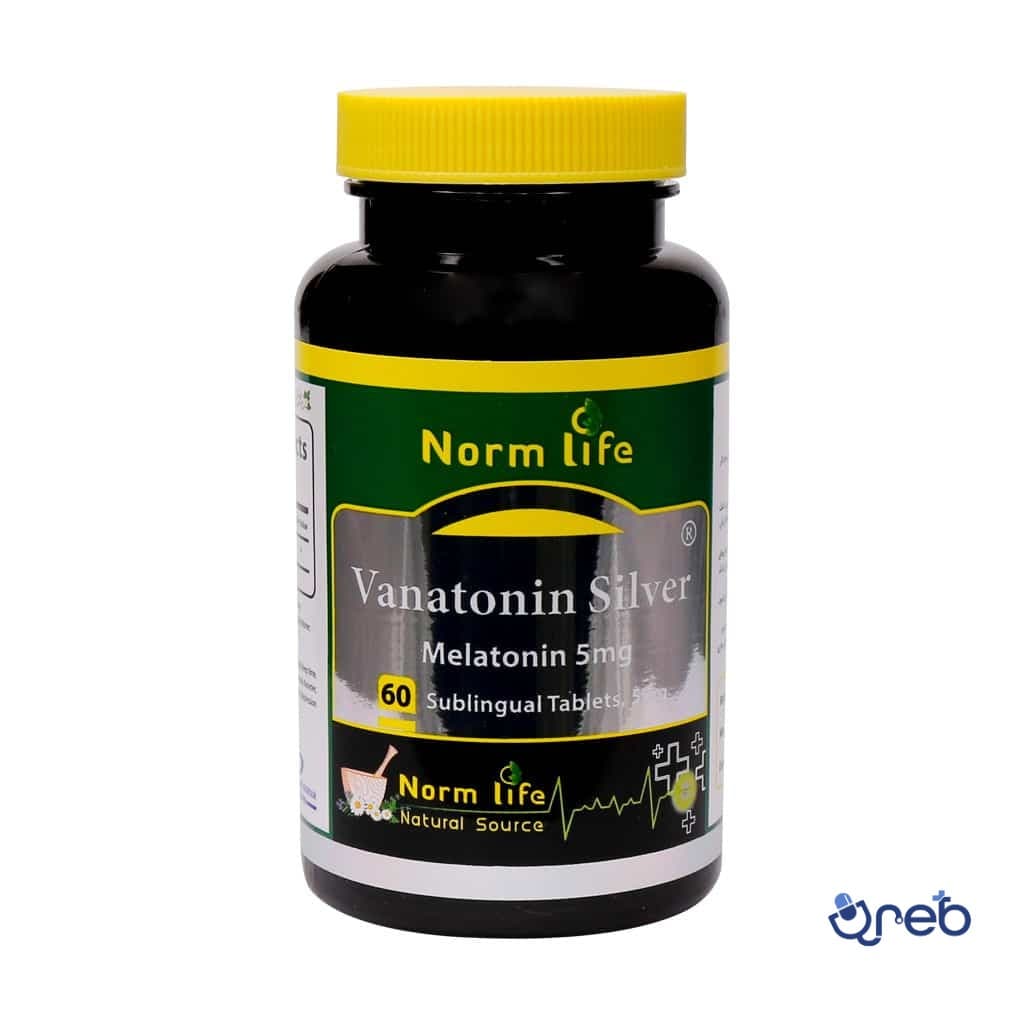 قرص زیر زبانی واناتونین سیلور 5 میلی گرم نورم لایف 60عددی