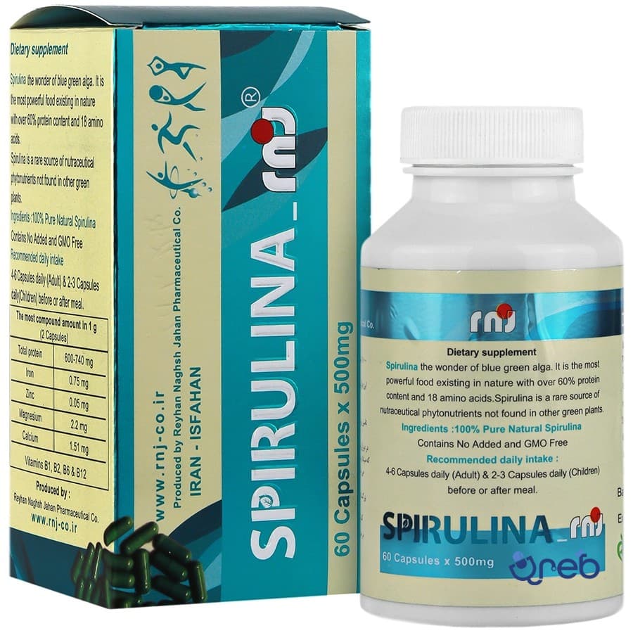 اسپیرولینا آر ان جی 60 عددی