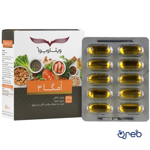 سافت ژل امگا 3 ویتاویوا 30 عددی