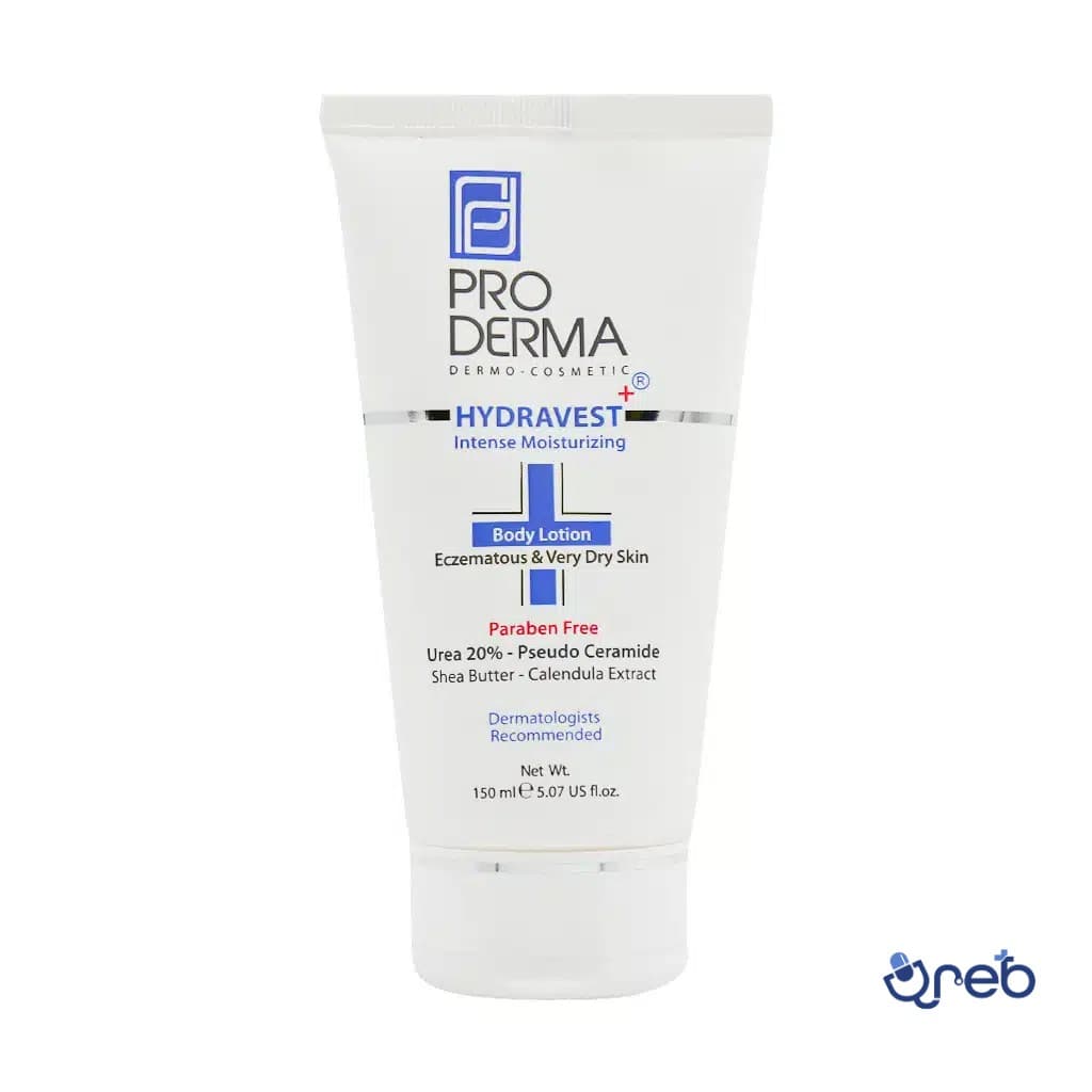 لوسیون بدن حاوی 20 درصد اوره پرودرما مناسب پوست خشک و حساس 150 میلی لیتر