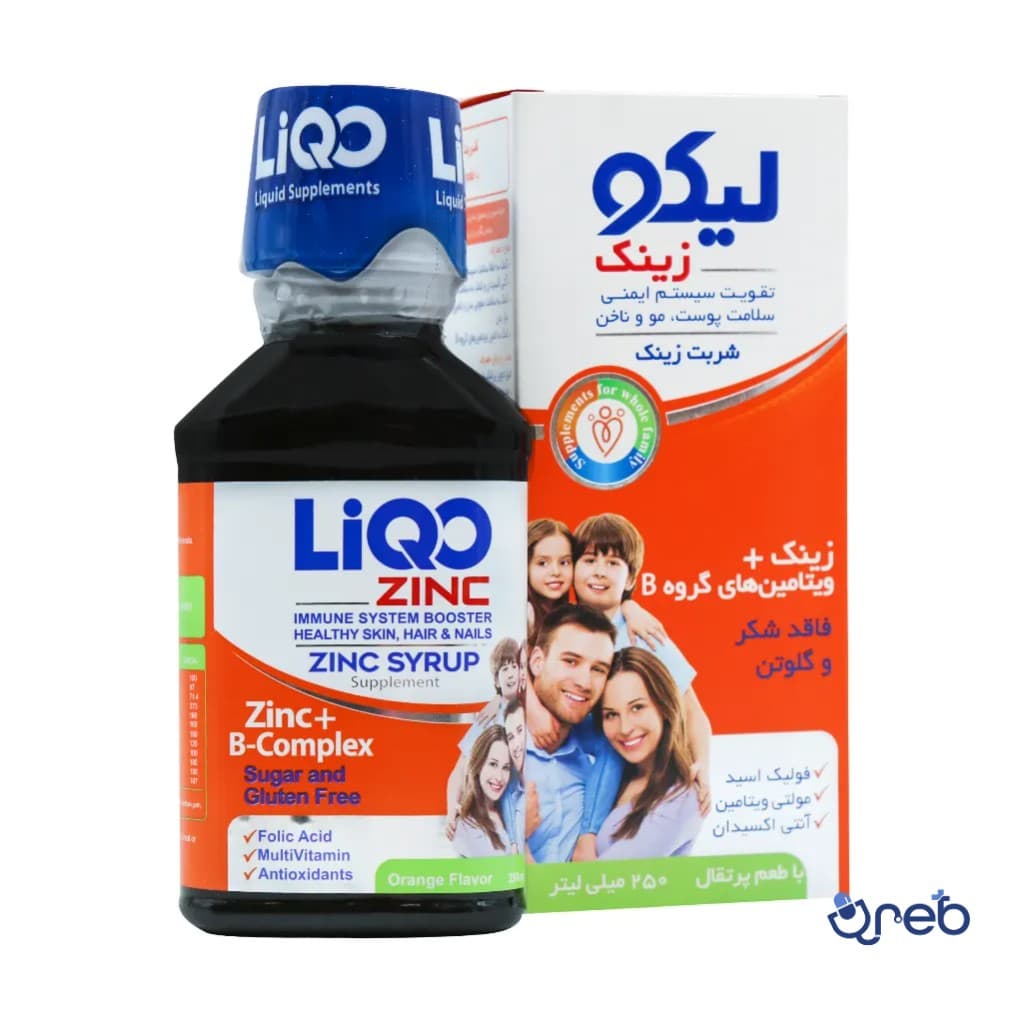 شربت لیکو زینک ابیان فارمد 250 میلی لیتر