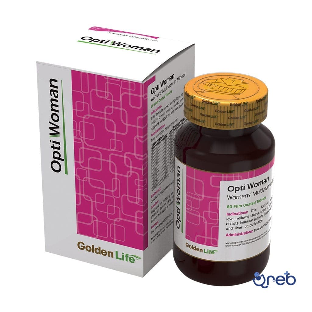 قرص اپتی وومن گلدن لایف 60 عددی
