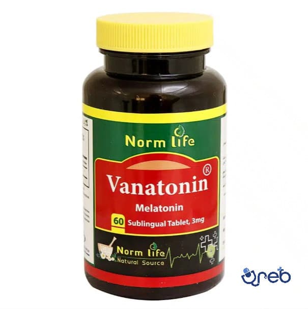 قرص زیرزبانی واناتونین ملاتونین نورم لایف 3 میلی گرم 60 عددی